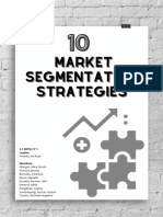 10 Market Segmentation Strategies - Group of Arnedo - 2.1 BSTM