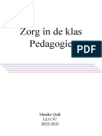 Samenvatting Pedagogie