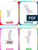 Flashcards Walk Stomp Jump Skip f2l