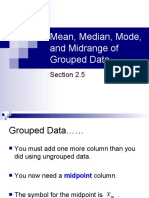 Day 3 - Grouped Data - Center and Variation