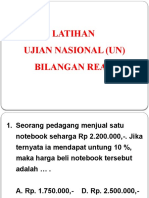 Soal Bilangan Real