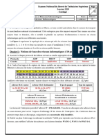 Corrigé Principal Reseaux - SRI 2020