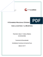 Congreso Nacional Lectura Escritura