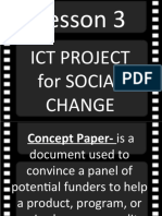 ICT Project For Social Change