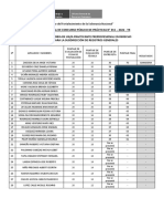 Publicación de Resultado Final CPP 011 - 2022 - TR