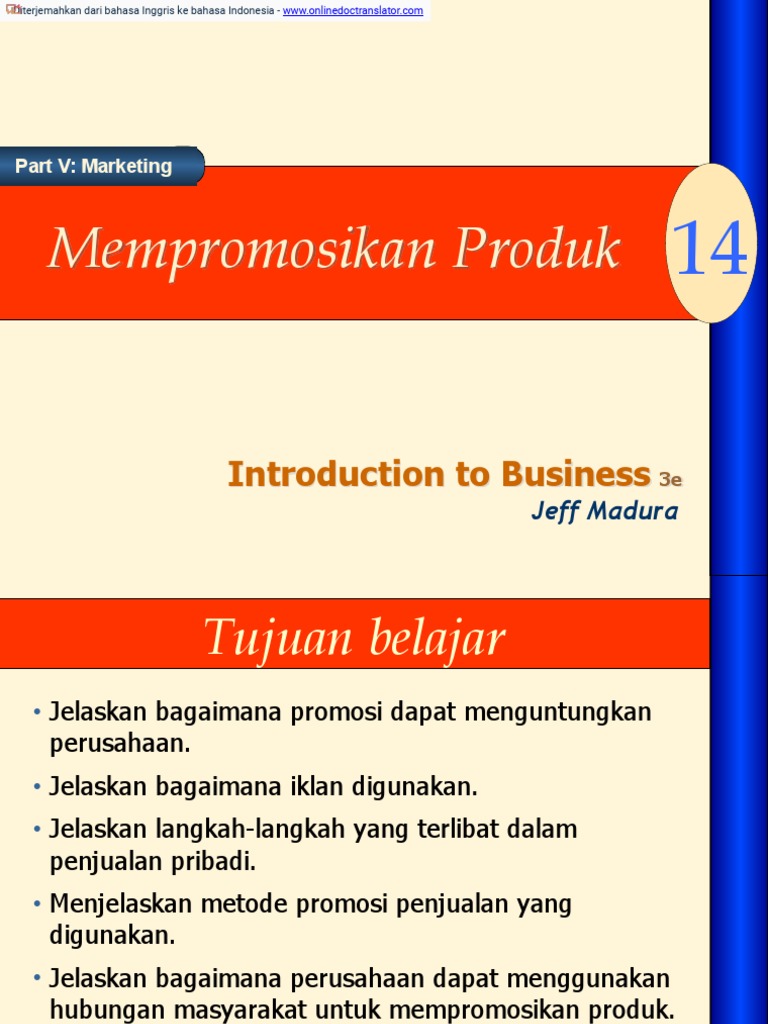 Strategi Promosi Produk Efektif | PDF