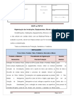 Higienização completa de instalações e equipamentos