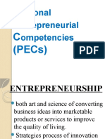 PECs Entrepreneurial Competencies