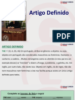 Artigo Definido