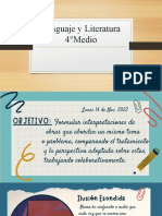 Lenguaje y Literatura PPT 4°medio