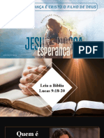 #3 Domingos Especiais - Nossa Esperança É Cristo o Filho de Deus