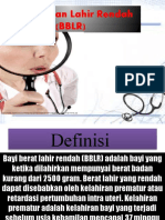 Berat Badan Lahir Rendah (BBLR)