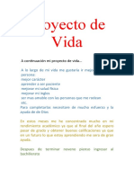 Proyecto de Vida