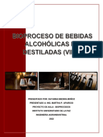 Bioproceso de Bebidas Alcohólicas No Destiladas