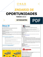 Calendario de Estudiantes - FEBRERO PDF