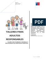 Talleres para fortalecer competencias parentales