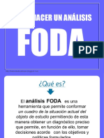 Cómo Hacer Un Análisis FODA