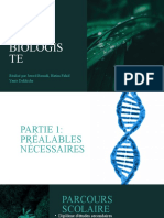 Être Biologiste (Profession Professée)