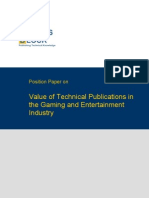 TWB Position Paper Gaming and Entertainment Industry