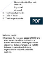 Models of IHRM