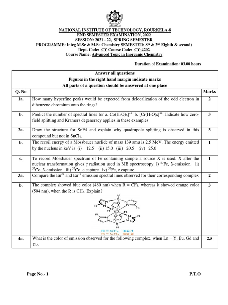 national-institute-of-technology-rourkela-8-end-semester-examination