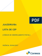 CEP - Juazeiro-BA