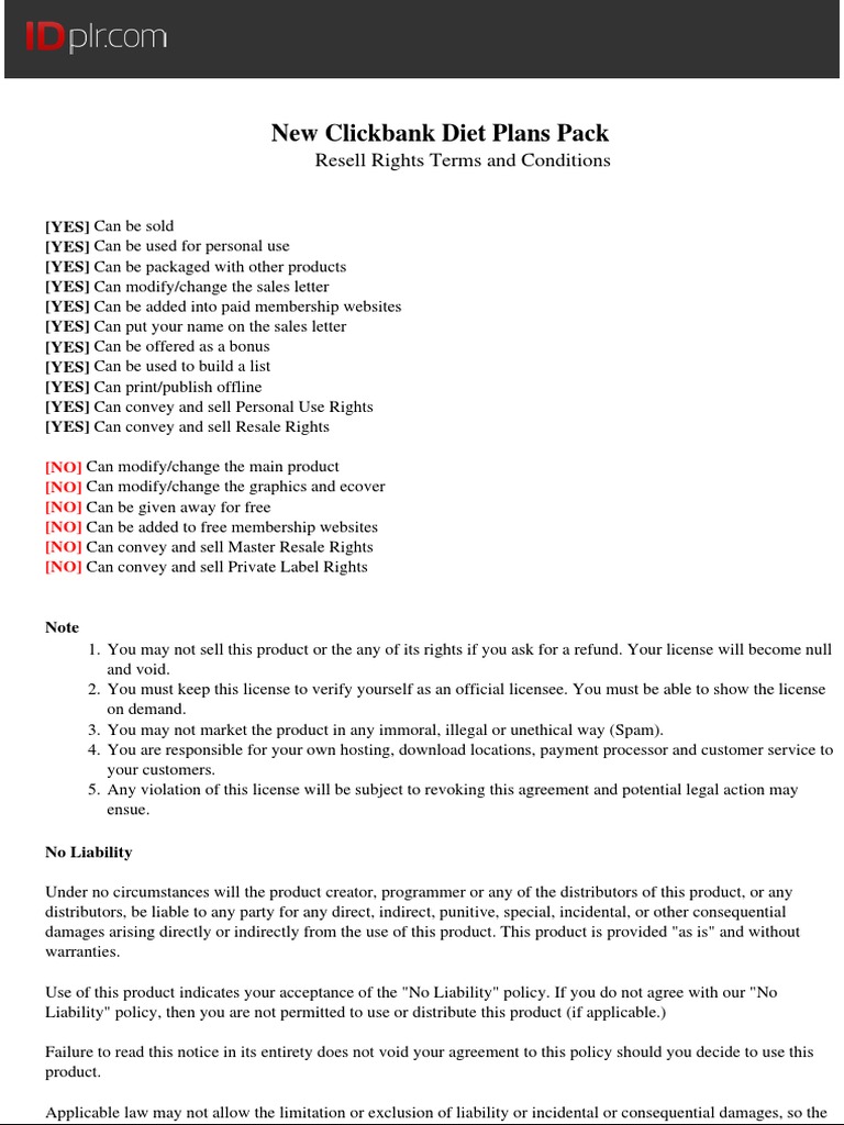 License terms pdf license legal liability