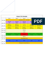 Class Schedule 2 Sheet1