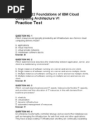 IBM 000-032 Foundations of IBM Cloud Computing Architecture V1