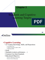 Chap.2 Standards and Cognitive Learning Targets