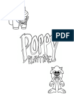 Libro pintar- poppy playtime