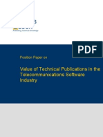 TWB Position Paper Telecommunications Software Industry