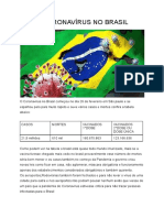 Atividade O Coronavirus No Brasil