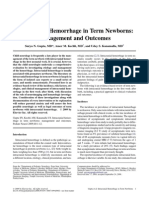 Intracranial hemorrhage in term newborns review