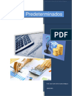 Costos Predeterminados Estimados