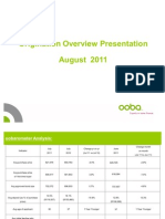 Banks Origination Overview Presentation August 2011