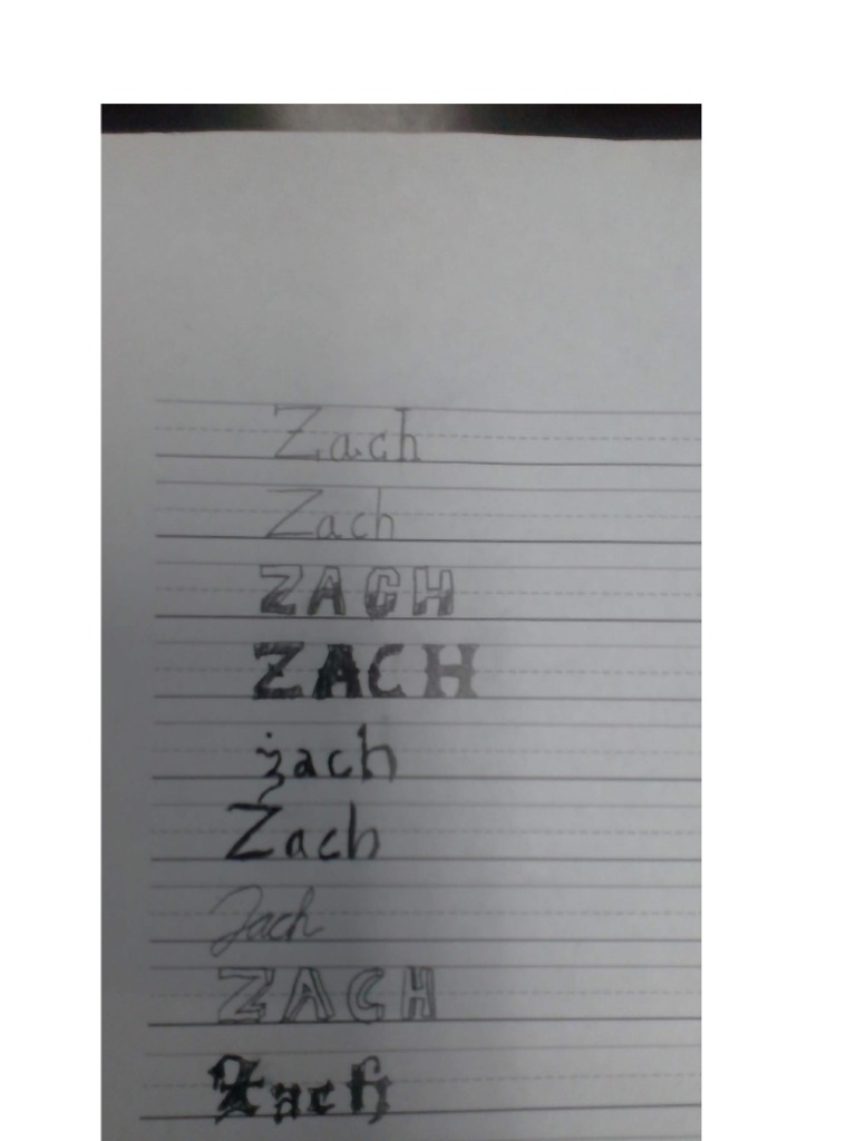 Typography Names Assignment PDF