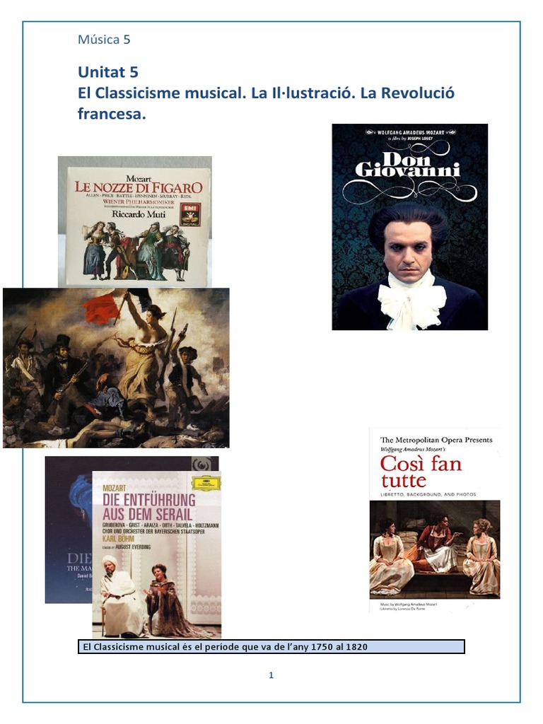 Les Auteurs Du Classicisme Pdf El Classicisme | PDF