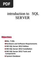 1-Introduction To MS SQL 2012