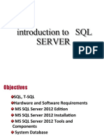1-Introduction To MS SQL 2012