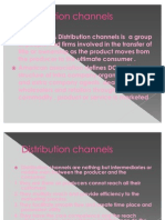 Distribution Channels CHP