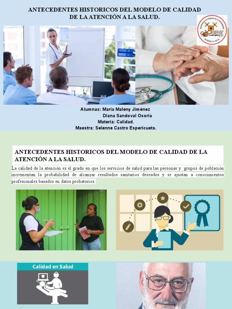 Antecedentes del Modelo de Calidad en Salud | PDF | Cuidado de la salud