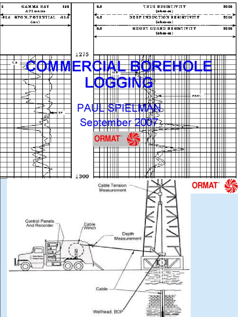 Commercial Borehole Logging: Paul Spielman September 2007 | PDF ...