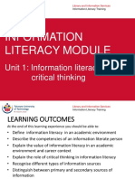 2022 - LIS IL Module Unit 1 - Student Version (Final 28 January 2022)