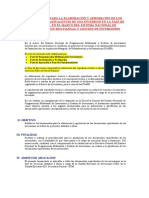 Lineamientos elaboración aprobación documentos equivalentes inversión