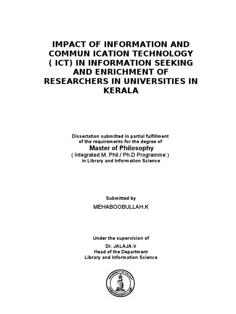 thesis title about information technology