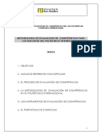 Metodología de Evaluación de Competencias Docentes