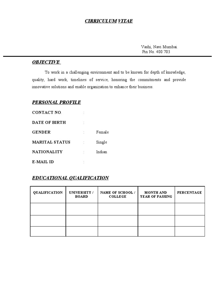 Resume Sample | PDF