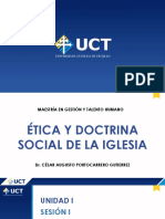 Unidad I - Sesión I - Etica y Doctrina Social de La Iglesia