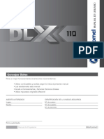 Manual de Usuario DLX 110